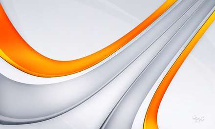 والپیپر طوسی و نارنجی