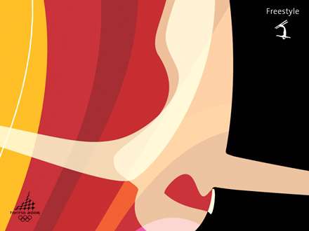 نقاشی از حرکات ورزشی