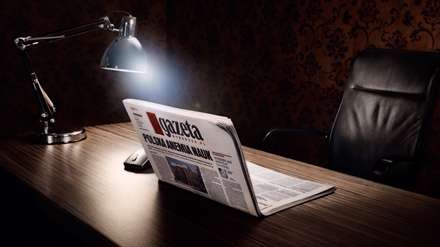 تبلیغ خلاقانه لپ تاپ با روزنامه