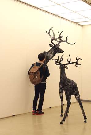 مجسمه هایی باورنکردنی با سیم