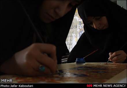 کتابت بزرگترین و نفیس ترین قرآن جهان