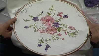 دوخت گل قاصدک