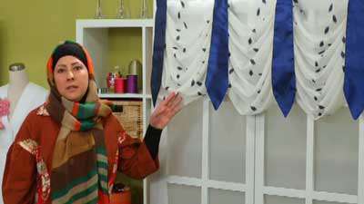 یک مدل پرده دراپه