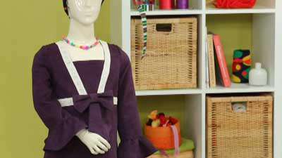 پیراهن مدل دار دخترانه