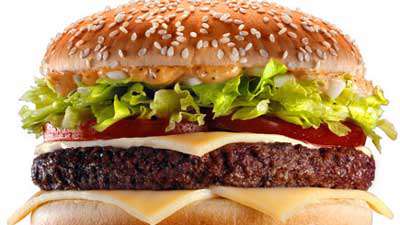 همبرگر گوساله ـ خانم گل‌آور