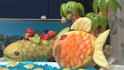 میوه آرایی / ماهی