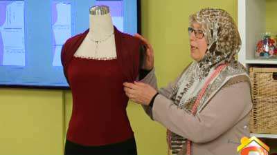 یک مدل بلوز کت سرخود