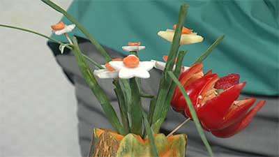 میوه آرایی / گل نرگس