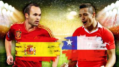 اسپانیا 0 - 2 شیلی