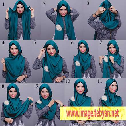 آموزش بستن شال در 11 مرحله