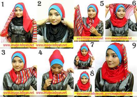 آموزش بستن شال در 9 مرحله