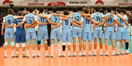 بازیکنان تیم ملی والیبال آرژانتین