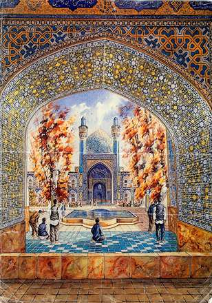 نقاشی از مسجد
