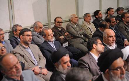 دیدار مسئولان و کارگزاران نظام با رهبر انقلاب