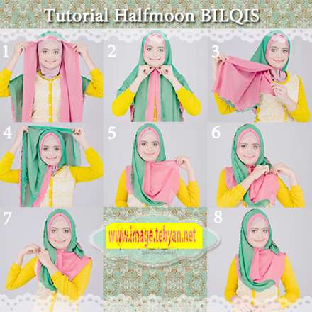 آموزش مرحله به مرحله بستن شال دورنگ