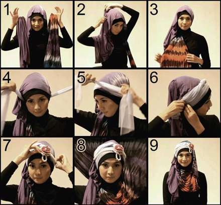 بستن شال در 9 مرحله
