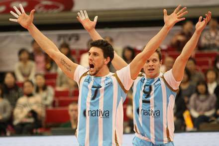 بازیکنان تیم والیبال آرژانتین