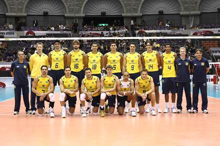 بازیکنان تیم ملی والیبال برزیل