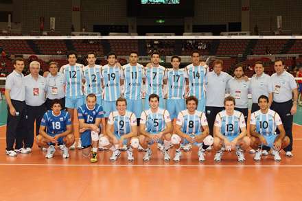 بازیکنان تیم ملی والیبال آرژانتین