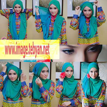 آموزش بستن شال در 7 مرحله