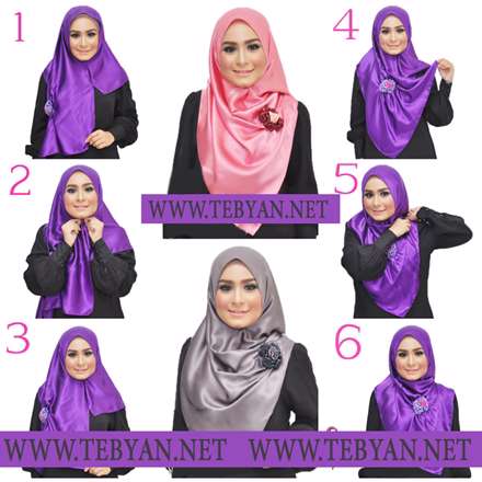 حجاب مدرن اسلامی با روسری