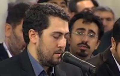 دیدار شعرا و رهبری - احمد بابایی