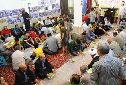 افطاری درحسینیه حضرت علی اکبر(ع)_شهرری