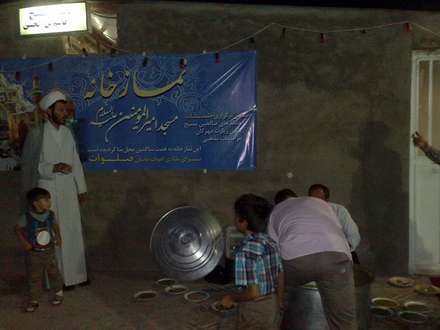 افطاری در شهرک مهرگان مشهد