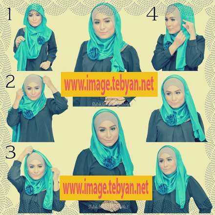 بستن شال اسلامی