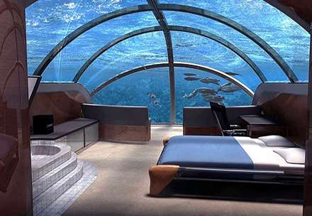 اولین هتل 5 ستاره در زیر آب