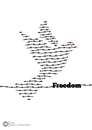 پوستر پرنده آزادی