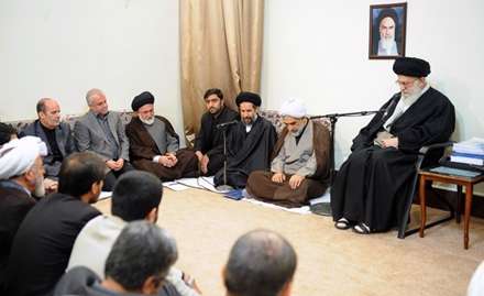 دیدارمسئولان ودست اندرکاران حج بارهبرانقلاب