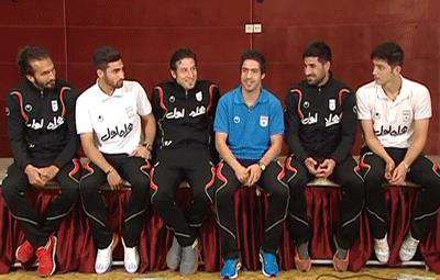 شوخی با بازیکنان تیم ملی (2)