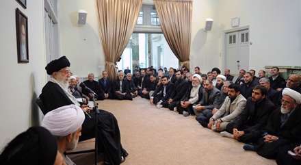دیدارمسئولان ودست اندرکاران حج بارهبرانقلاب