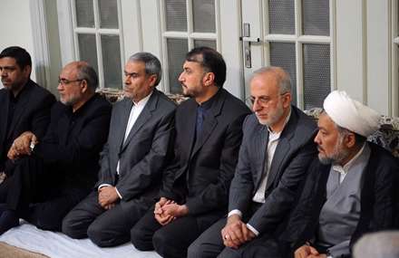دیدارمسئولان ودست اندرکاران حج بارهبرانقلاب