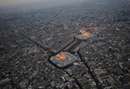 تصاویر زیبای هوایی از کربلای معلی در روز اربعین