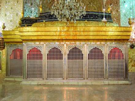 ضریح شش گوشه امام حسین‬‎(ع)
