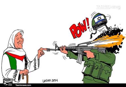 ادامه مبارزه مادر فلسطین