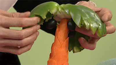 میوه آرایی- نخل