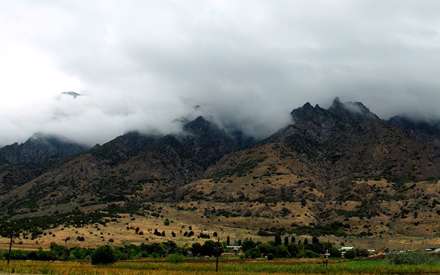 کوهستان مه گرفته