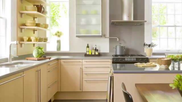 آشپزخانه ای به رنگ خورشید