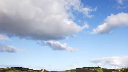 آسمان آبی ابری