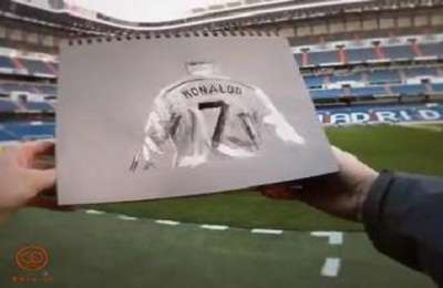 انیمیشن حرکات رونالدو