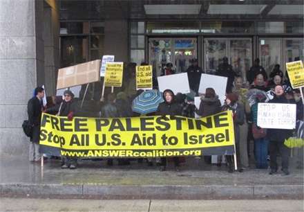 تجمع اعتراضی به سفر نتانیاهو به آمریکا و سخنرانی علیه ایران