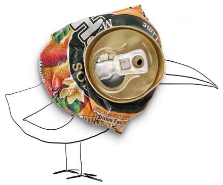 نقاشی با اشیاء دور انداخته شده