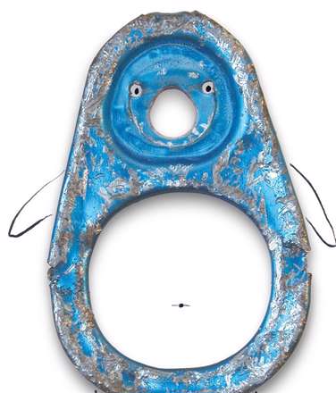 نقاشی با اشیاء دور انداخته شده