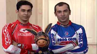 قهرمانان موتورسواری در برنامه کلاه قرمزی