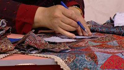 رومیزی چهل تکه