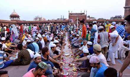 سفره افطاری در هند