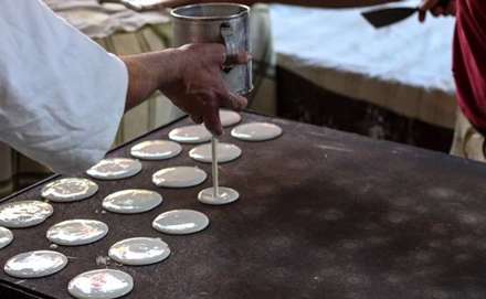 قطایف ،شیرینی ویژه ماه رمضان در غزه